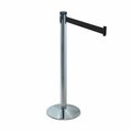 Tatco Products Tatco, ADJUSTA-TAPE CROWD CONTROL STANCHION POSTS ONLY, NYLON, 40in HIGH, BLACK, 2PK 11500